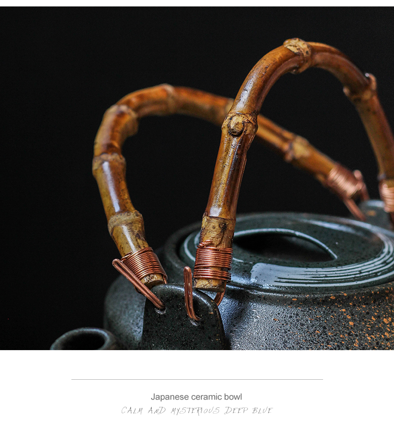 Tao soft high - capacity Japanese teapot ceramic teapot restoring ancient ways the hotel restaurant teapot Chinese large - sized girder pot