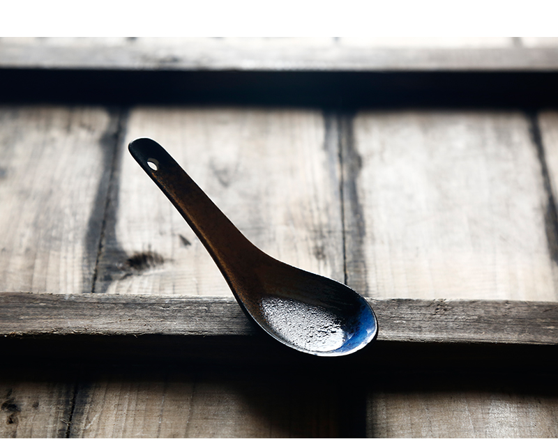 Tao soft household Japanese small spoon, spoon, spoon, spoon, ltd. rice porridge spoon restaurant dessert spoon, run out of ceramics