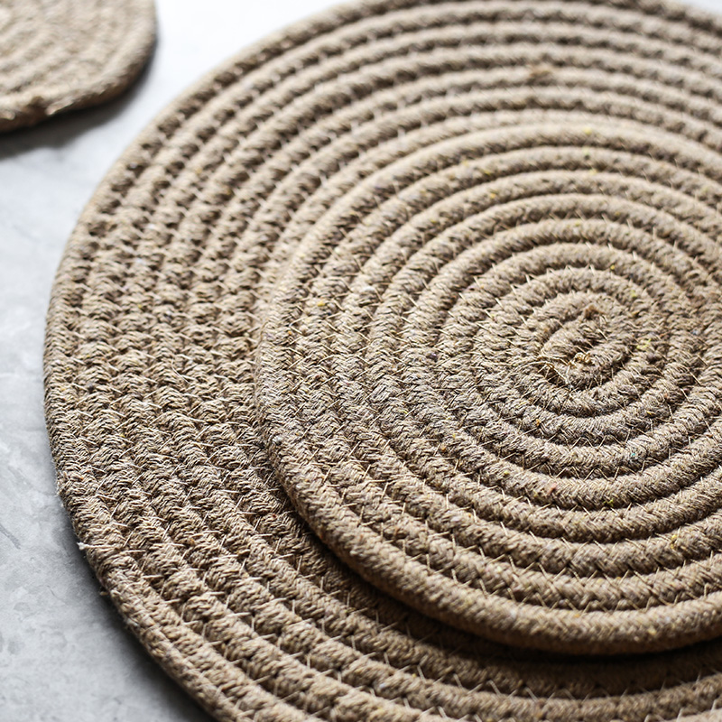 Tao soft contracted Japanese table as against the hot heat home meal pad insulation bowl mat mat pot pad fabric cup mat