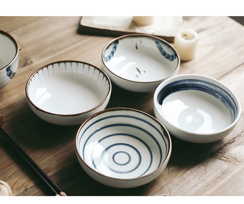 Tao soft is 6 inch ceramic tableware under the glaze color Japanese noodles in soup bowl bowl household rainbow such as bowl soup bowl, lovely rainbow such use
