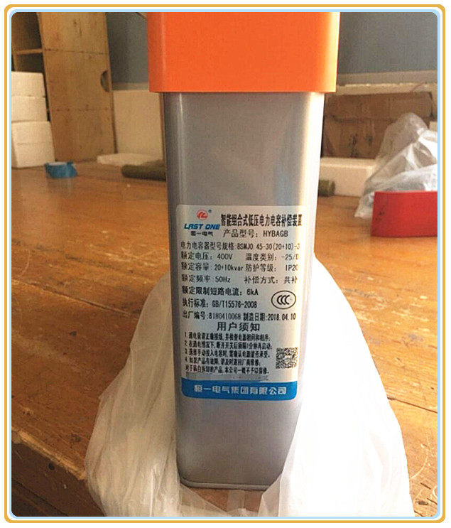 China Everton intelligent type combined capacitor HYBAGB 450 20 (10 10) liquid crystal type