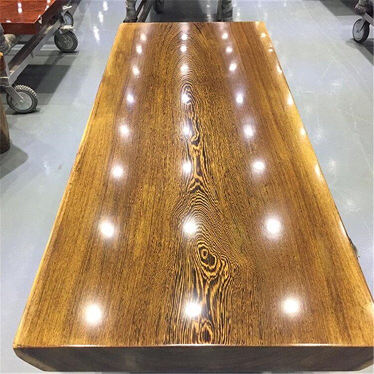 Size: 186 5 * 76 * 10 Chicken Wings Wood Tea Table Tea Table Tea Table Log Natural Tea Table And Chairs Combination