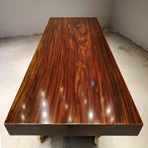 Okan Big Board solid wood log tea table tea table Tea Board desk conference table full 2 meters spot clearance