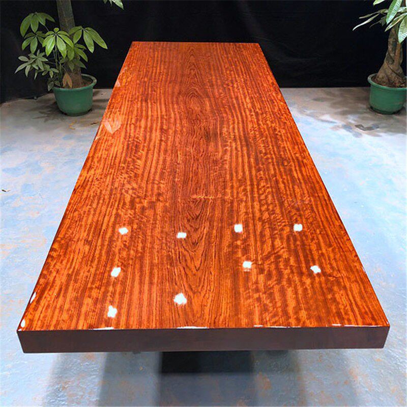 Size: 252 * 88 * 9 5 Zhengzong Bahua Large plate overbearing head table Leisure table and chairs Composition