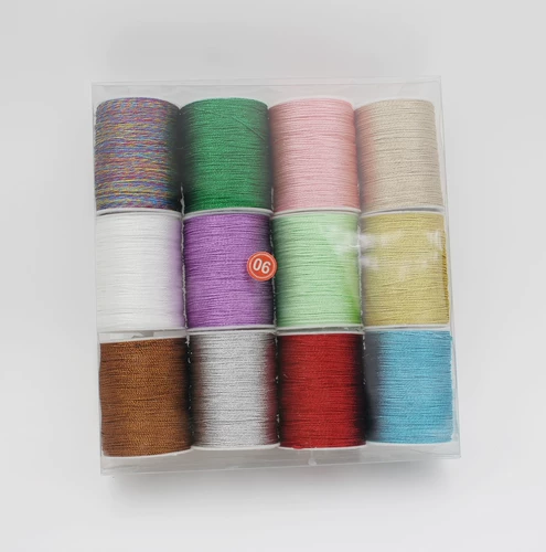 Бесплатная судовая лотерея шелковая линия 6 -share diy bracelet gracelet wind wind fantasy line металлическая шелковая вышиваемая линия небольшой объем 50 метров