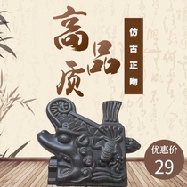 Kiss Chinese antique resin tile eaves decorative plastic glazed tile One-piece antique eaves false door ancient tile