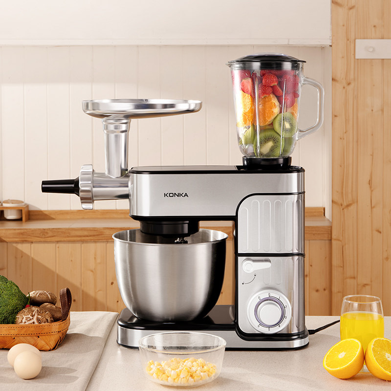 Konka multi-function chef machine household and noodle machine kneading machine small 5 catties with pressure surface DC motor stainless steel