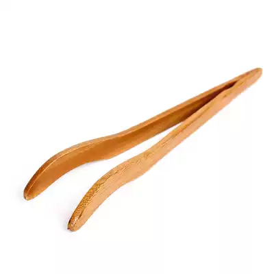 Bamboo tea clip tea clip tea ceremony tweezers wooden clip Cup clip kung fu tea set accessories tea cup clip
