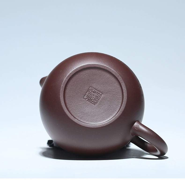 ấm sa tử Yixing tím nồi đất sét nguyên chất handmade hộ gia đình Kung Fu trà Bộ quà tặng bộ trà gốc khoáng đất sét tím công suất lớn nồi Xishi bán ấm tử sa ấm sa tử