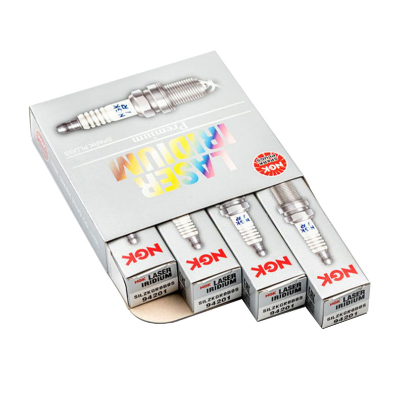 Ngk Iridium Platinum Spark Plug Silzkgr8B8S 94201 Is Suitable for Bmw Mini22032, Pack of 4