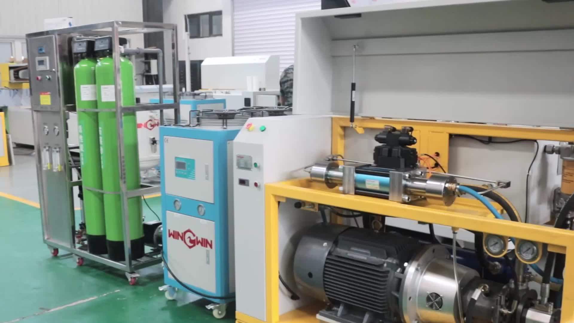 Portable Waterjet Cutting Machine With High Pressure Intensifier Pump