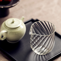 Renxin tea set Fair cup glass set thickened heat-resistant Japanese Japanese high temperature resistant handmade tea dispenser male cup