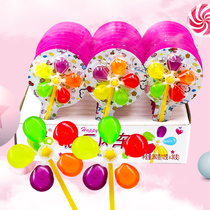 Happy windmill lollipop gift box 30 children fruit flavor hard candy snacks office leisure wedding candy