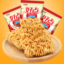 Often remember a little noodles crisp instant noodles Sichuan spicy beef many flavors mixed dry and crisp noodles snacks