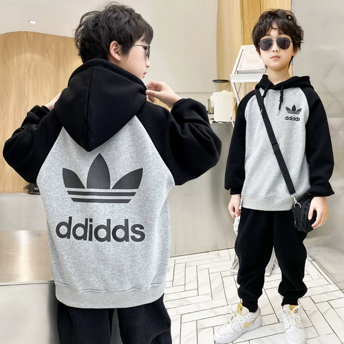 Tide, детская базовая приятная телу толстовка для мальчиков, осенняя, коллекция 2022, свободный крой, в западном стиле