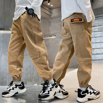 Boys dress autumn 2022 new boy boy spring and autumn trousers tide for autumn casual pants