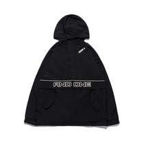 AND1 Mens 2021 spring mens woven coat hooded Joker sportswear