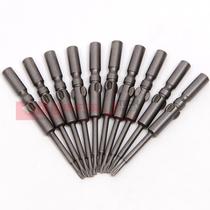 5*60 * T5 plum blossom electric batch head s2 alloy steel electric batch nozzle batch head plum blossom electric batch nozzle 5mm electric batch head
