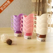 Mất bán Cup dùng một lần Cup Cup Chủ Cup Cup Cup Cup Set Giấy đặt nhựa Bộ Cup Cup Đặt ngày