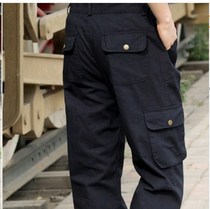 Summer repair overalls pants men wear-resistant labor insurance cotton work pants mens thin wear-resistant dirt-resistant work pants