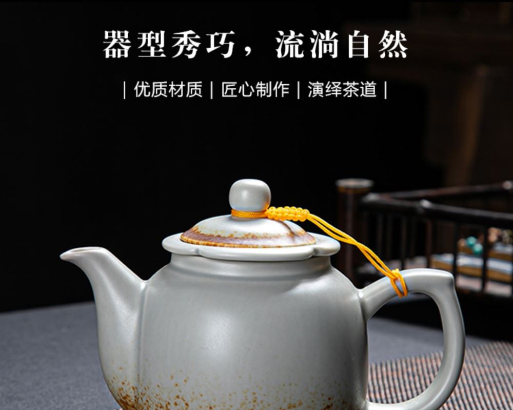 Ceramic teapot filtering variable household with single pot of large capacity tank kung fu tea tea cup set