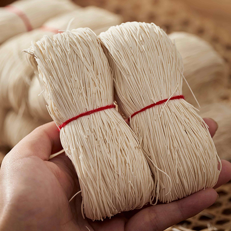 Fuzhou Noodles, a Specialty of Fujian, Handmade Thin Noodles, Longevity Noodles, Dried Noodles, Dragon Whiskers Noodles, 1.5kg Whole Box Gift Box Set