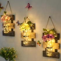 Nordic Creativity Ins Wall Surface Adornment Dinghy Dining Room Indoor Room Room Wall Wall-mounted Plant Vase Hanging