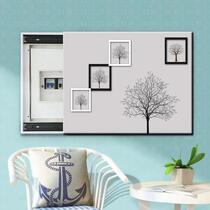 Information Box Distribution Box Hung Painting Varietian Wifi Wifi Decoration Painting Box Waterproof Wire Shelter table push-pull combination