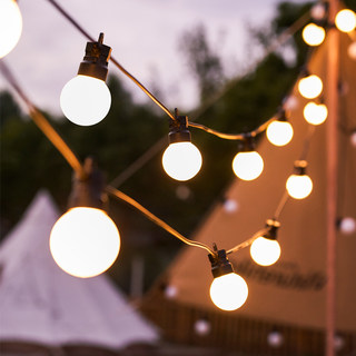 Outdoor Atmosphere Light Large Round Ball Solar String Lights Led String Lights Colorful Lights Shop Window Christmas Decorative Light Strip