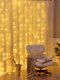 Curtain lights, waterfall lights, small colored lights, flashing lights, string lights, stars, New Year, Spring Festival, Christmas decoration, atmosphere light strips