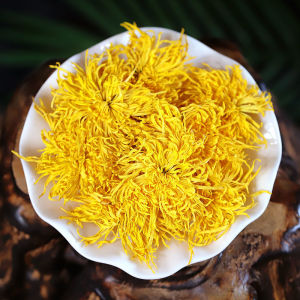 菊花茶金丝皇菊一朵一杯胎菊大朵黄菊花茶罐