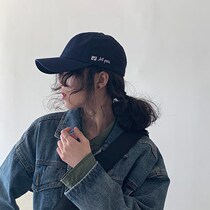 Trend Joker Korean casual soft top hat simple letter embroidery baseball cap female outdoor cap sun hat