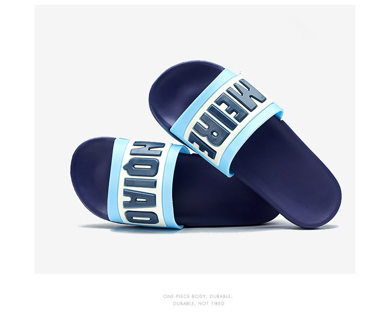 Beauty Bridge 2020 summer trend outdoor one-word slippers lightweight non-slip casual slippers fashion all-match men's shoes EVA