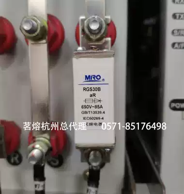 Mingrong RGS30B 690V 45A 50A 63A 75A 80A square tube bolted fast-acting fuse