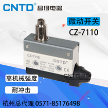  CNTD Changde Electric micro switch CZ-7110 limit stroke switch Waterproof self-reset straight column button