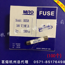 Mingrong fuse RO58 6*30 500V 0 5A1A2A3A4A5A6A8A10A fuse ceramic