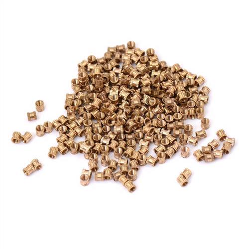 隐藏金属奥秘：200件黄铜螺纹嵌件的工业魔法