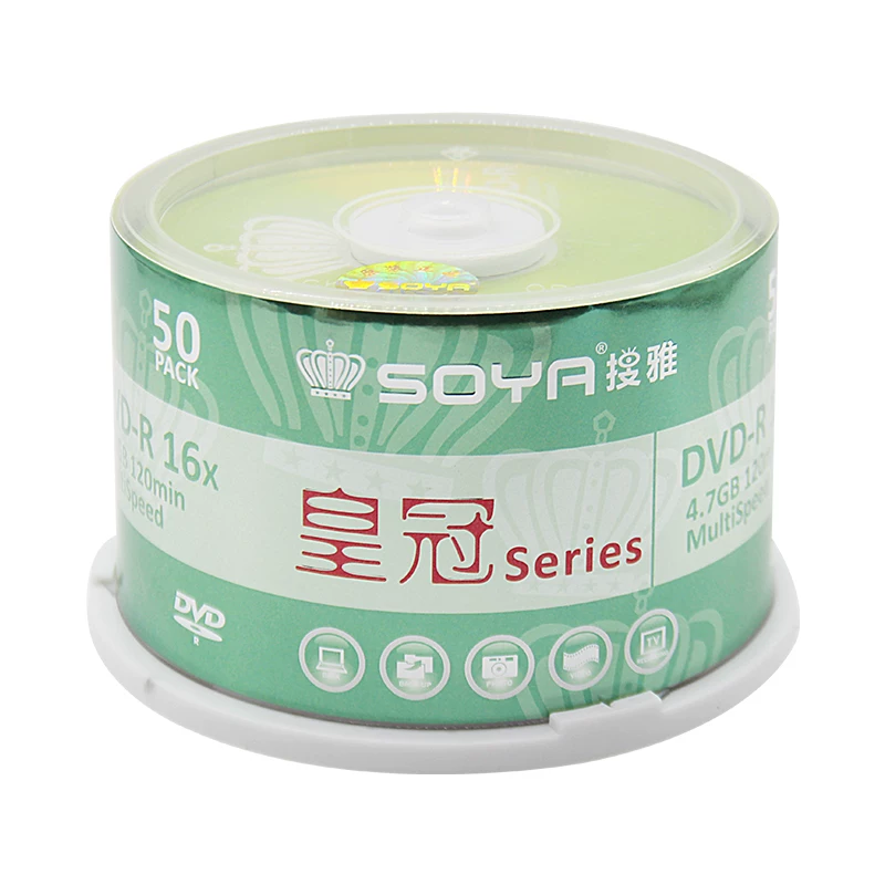 Souya CD Souya Soya Crown Series DVD-R для записи CD класс A+ %100 материалов бутик