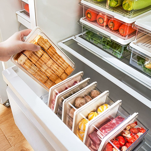 Ящик для хранения холодильника замороженное мясо.