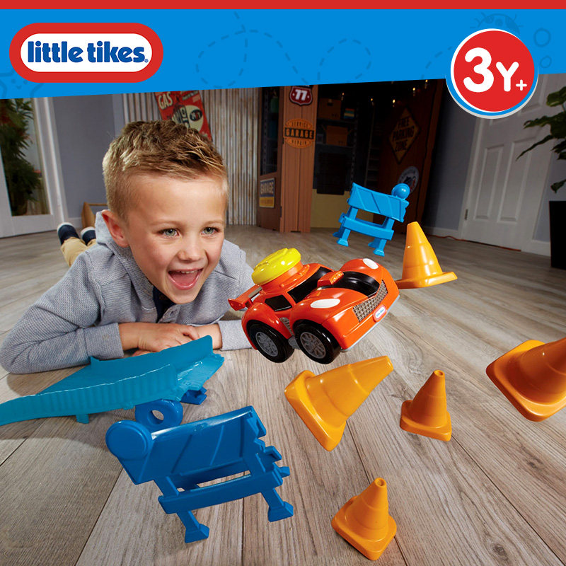 little tikes little tikes collision jump racing racing children's toys electric car toy boy