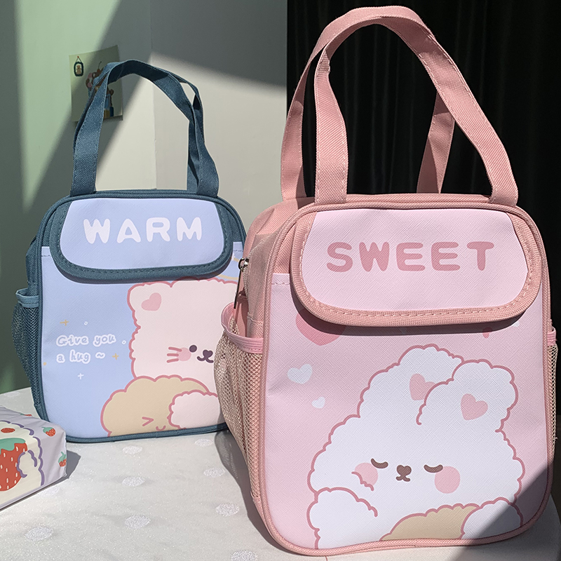 Hand carrying lunchbox bags Summer large capacity to work ethnic groups Lunch Boxes Carry-on Bags Cute Meals Bag Lunchbag Lunch Bag bags