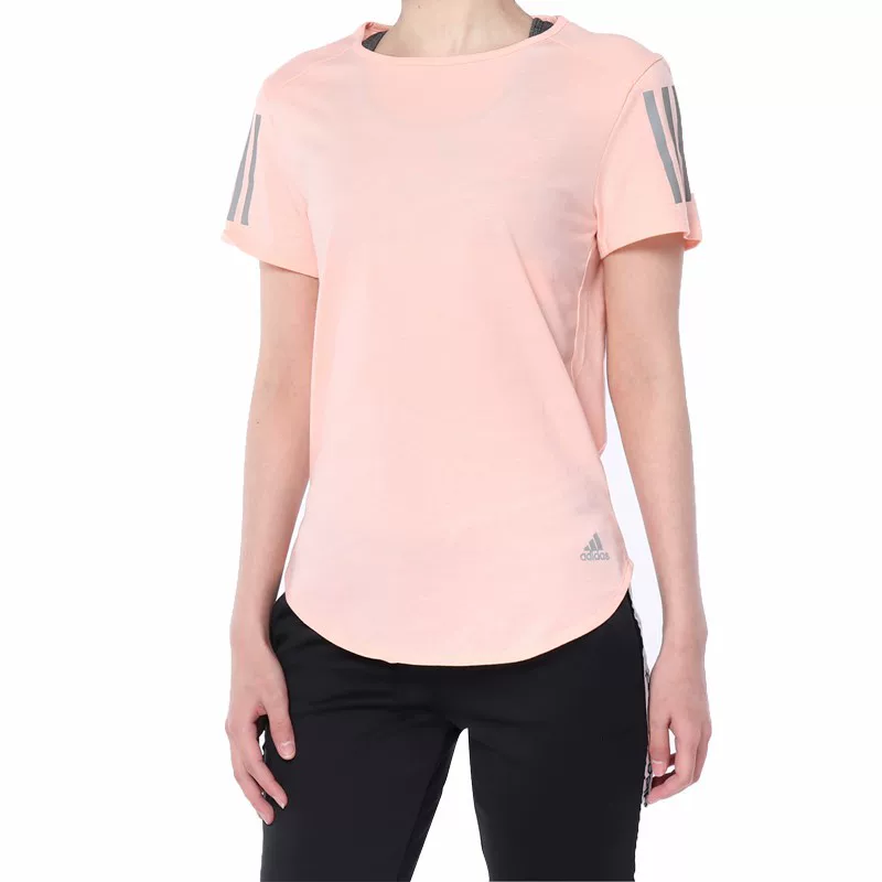Adidas/Adidas спортивная футболка, дышащий спортивный костюм, с коротким рукавом, свободный силуэт