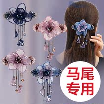 Tassel hairclip top clip Japan and South Korea fresh personality fashion Korean girl back brain Joker hair