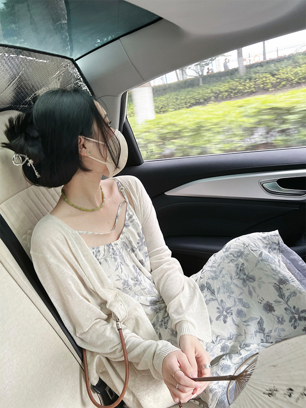 Minirose Sweet Sun Protection Knitted Cardigan 2023 Summer New Long-Sleeved Air-Conditioning Shirt Loose Thin Small Jacket