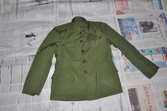 Soviet model brand new 65 army air force cadre Zheng 3 dacron coat (3506 factory 74 years)