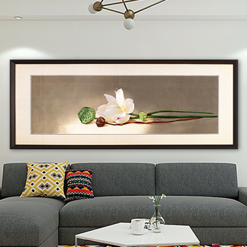 Suzhou embroidery Jin Mi silk handmade Su embroidery finished hanging paintings Elegant landscape flowers and birds Bedroom living room paintings