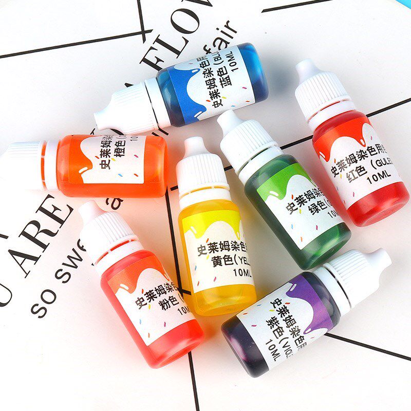 24 Color Pigment Science Small Experiment Large Bottle Handmade Diy Experimental Material Packs Children Edible Grade Tone Dyeing 10ml