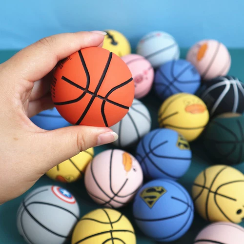 Детский прыгучий мяч, детская игрушка, силиконовый баскетбольный ластик