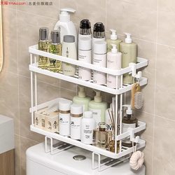 No Punching Holes Above the Bathroom Toilet Storage Shelf, Bathroom Toilet Supplies Storage Shelf Storage Artifact