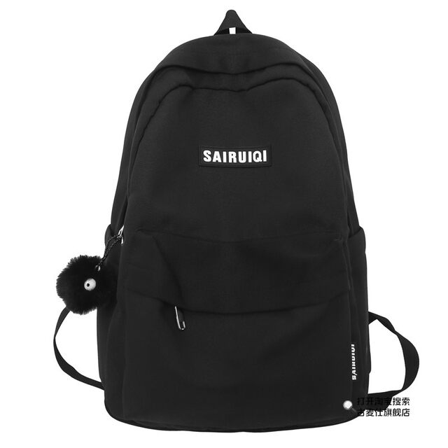 Schoolbag boys junior high school high school college students solid color minimalist style backpack men 2026 new original niche backpack